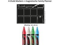 Een Uni-ball Chalk Marker - Magnetische Famillie Planner - Kit koop je bij Unimark Office B.V.